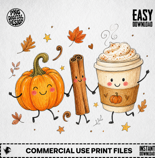 Fall Spice Cuties PNG